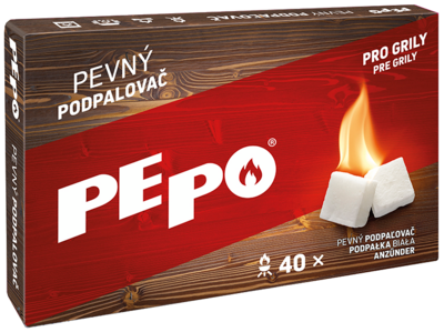 PE-PO pevný podpaľovač - škatuľka